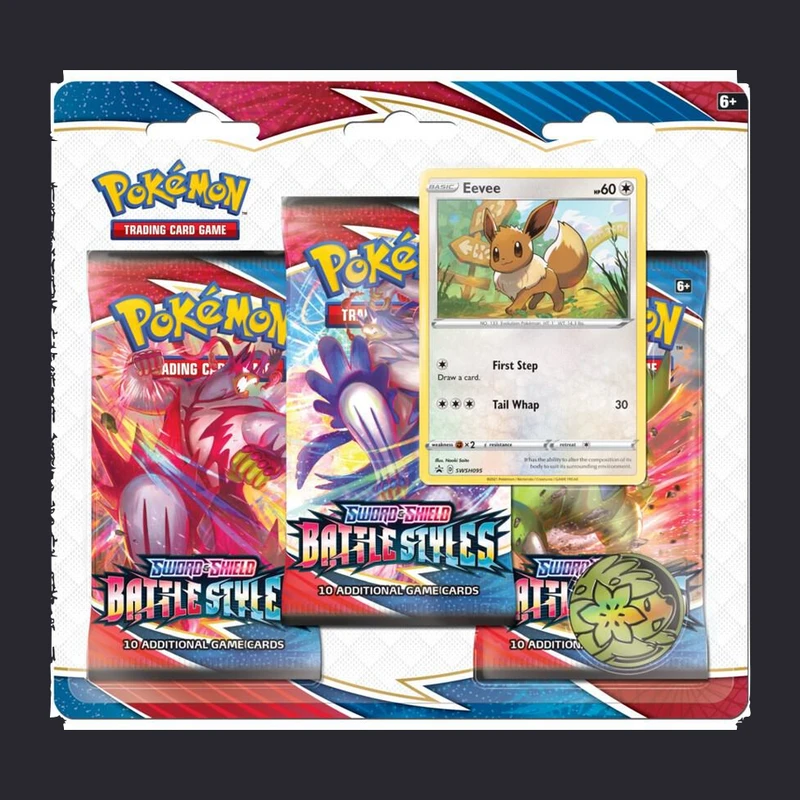 Eevee 3-Pack Blister Pokemon Battle Styles Prices