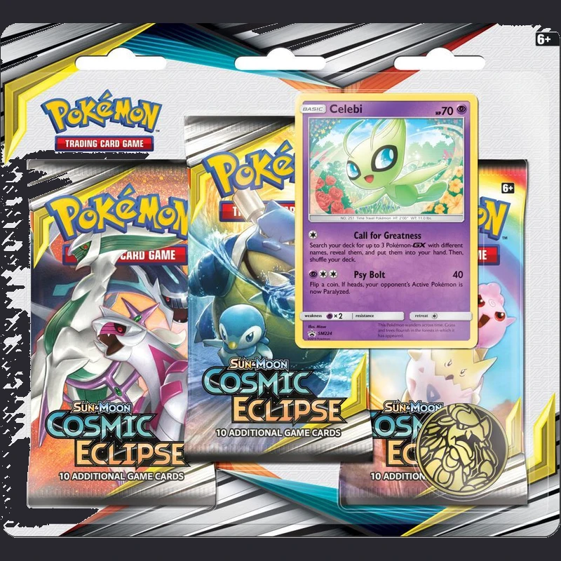 3-Pack Blister [Celebi] Pokemon Cosmic Eclipse Prices