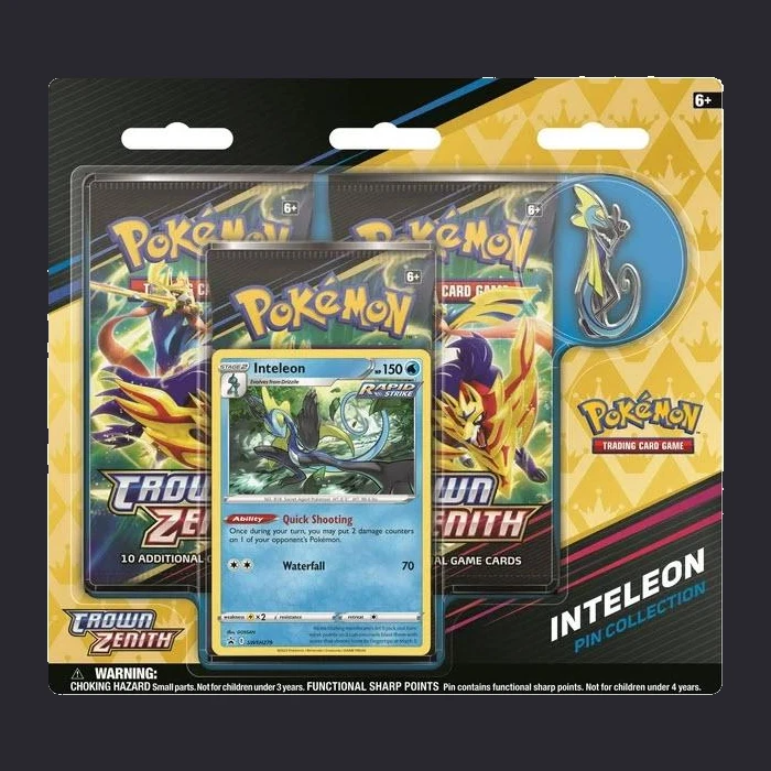 Pin Collection Inteleon Pokemon Crown Zenith Prices