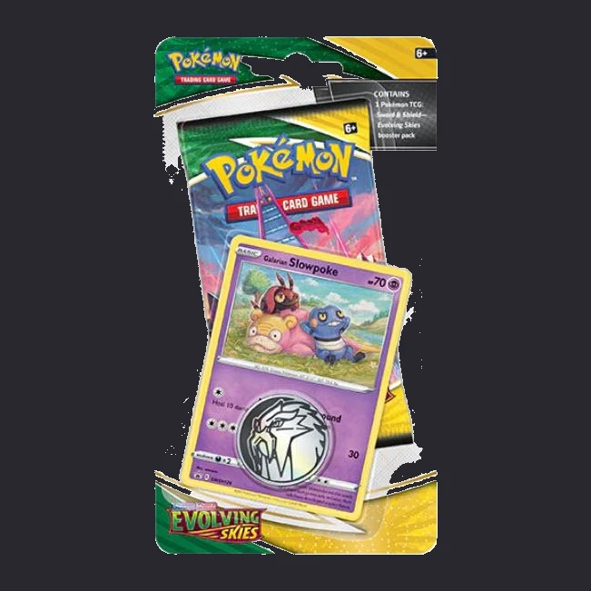Galarian Slowpoke Checklane Blister Pokemon Evolving Skies Prices