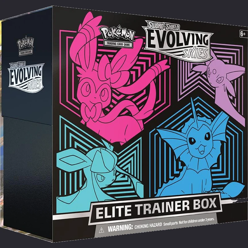 Elite Trainer Box: Vaporeon Pokemon Evolving Skies Prices