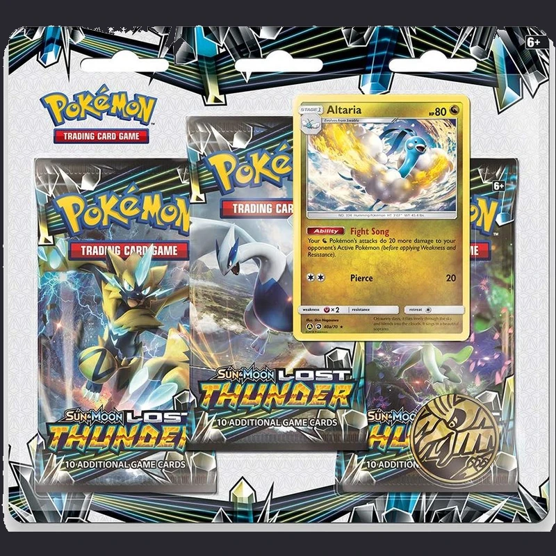 Altaria 3-Pack Blister Pokemon Lost Thunder Prices