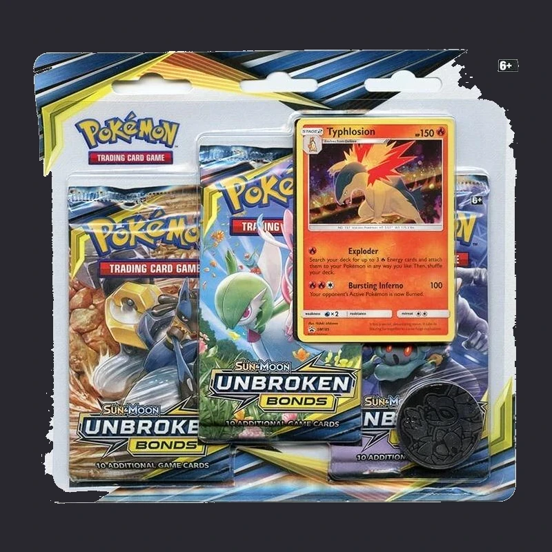 Typhlosion 3-Pack Blister Pokemon Unbroken Bonds Prices
